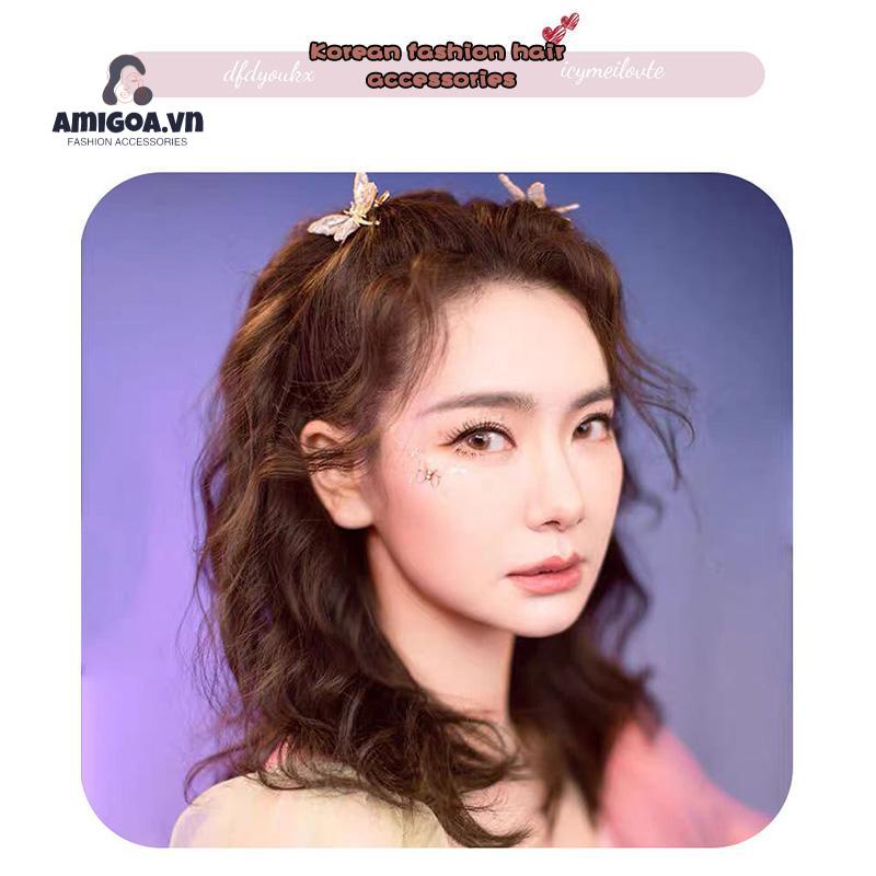 ✨✨Kẹp Tóc Hình Bướm Có Tua Rua Mới