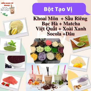 💥BAO RẺ💥 Bột Vị Pha Trà Sữa Và Tạo Vị Thạch Rau Câu Matcha, Khoai Môn, Dâu, Bạc Hà,Xoài,Sầu Riêng...