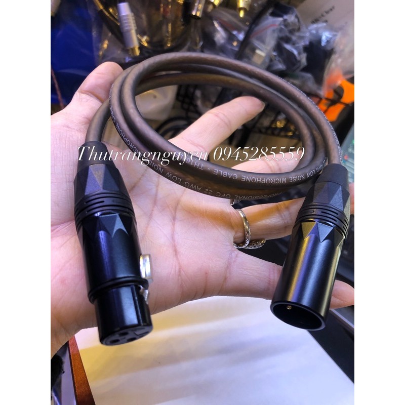 Jack canon,XLR đực cái hàng chuẩn lõi đồng mạ vàng LS1136,1137