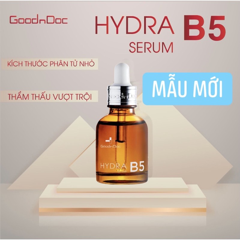 Serum dưỡng ẩm, trắng da GOODNDOC HYDRA B5 30ml