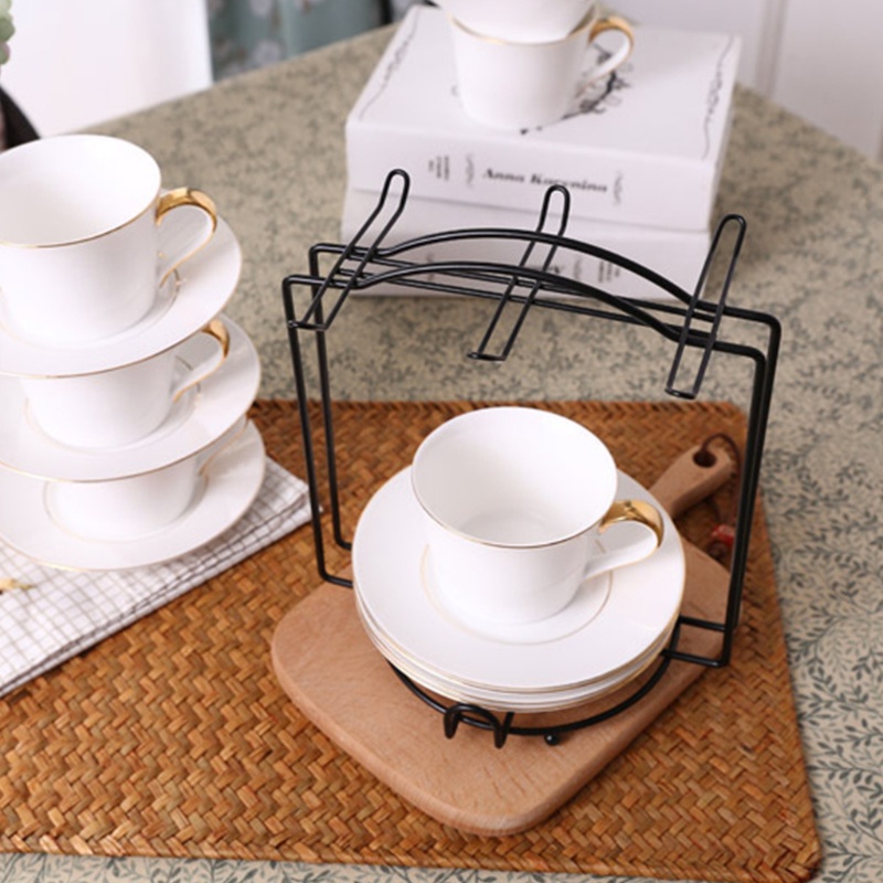 Giá Đỡ Trưng Bày Cốc / Đĩa / Cốc Thủy Tinh Ráo Nước Dùng Trong Nhà Bếp