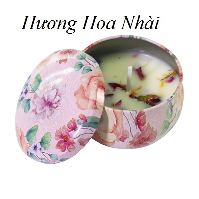 Nến thơm phòng sang trọng,nến thơm hoa khô thiên nhiên cao cấp  Teen Store PVN1701