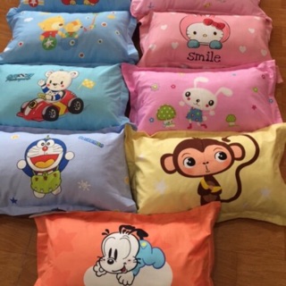 Gối cho bé -Vỏ Cotton 100% size 35*55cm