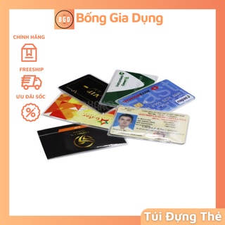 Túi đựng thẻ căn cước công dân, thẻ atm chất liệu trong suốt