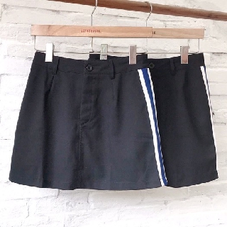 Usthebasic - Chân váy Blue Line Skirt