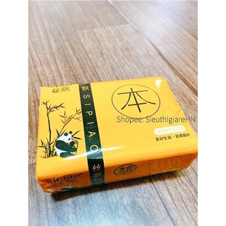 Giấy ăn than tre hoạt tính gấu trúc Sipiao cao cấp