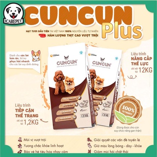 Thức ăn CUN CUN - Thức ăn dinh dưỡng dành cho chó (Poodle ,chihuahua ,phoc,husky, alaska ...) gói 1,2kg - 1,5kg