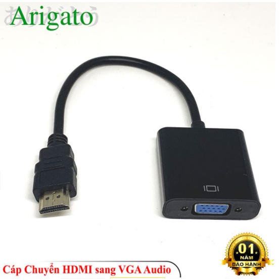 Cáp chuyển đổi HDMI ra VGA-AV. hdmi to vga có âm thanh hàng chất lượng.bảo hành 6 tháng.shopphukienvtq