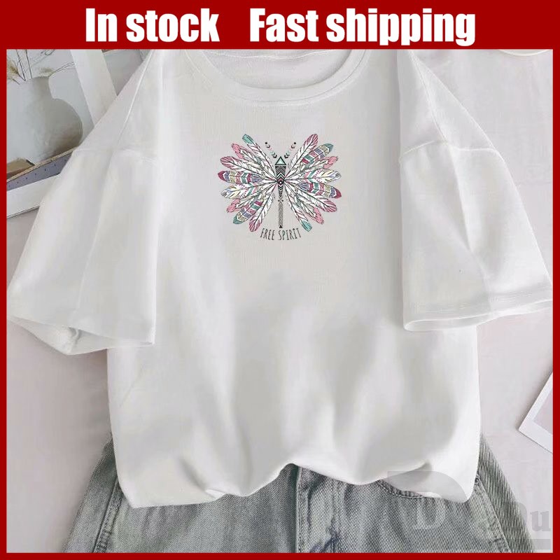 Áo Thun Tay Ngắn Dáng Rộng Plus Size Phong Cách Hàn Quốc  Áo Thun NgắN Tay DáNg Ôm ThờI Trang Cho Nữ