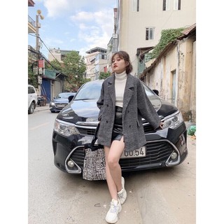 Áo blazer dạ xinh dày