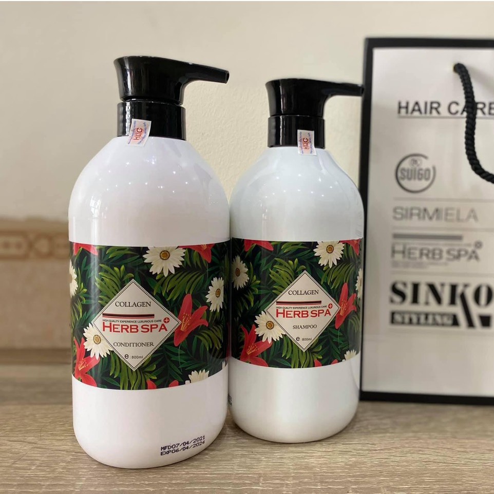 💖 FREESHIP 💖 DẦU GỘI CẶP CAO CẤP HERB SPA