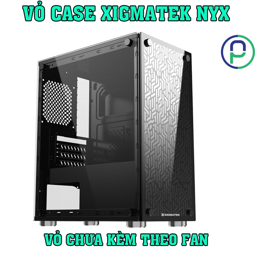 VỎ CASE CHUYÊN GAME XIGMATEK NYX 5 FAN LEB RGB VÀ HUB ĐIỀU KHIỂN COOLMOON