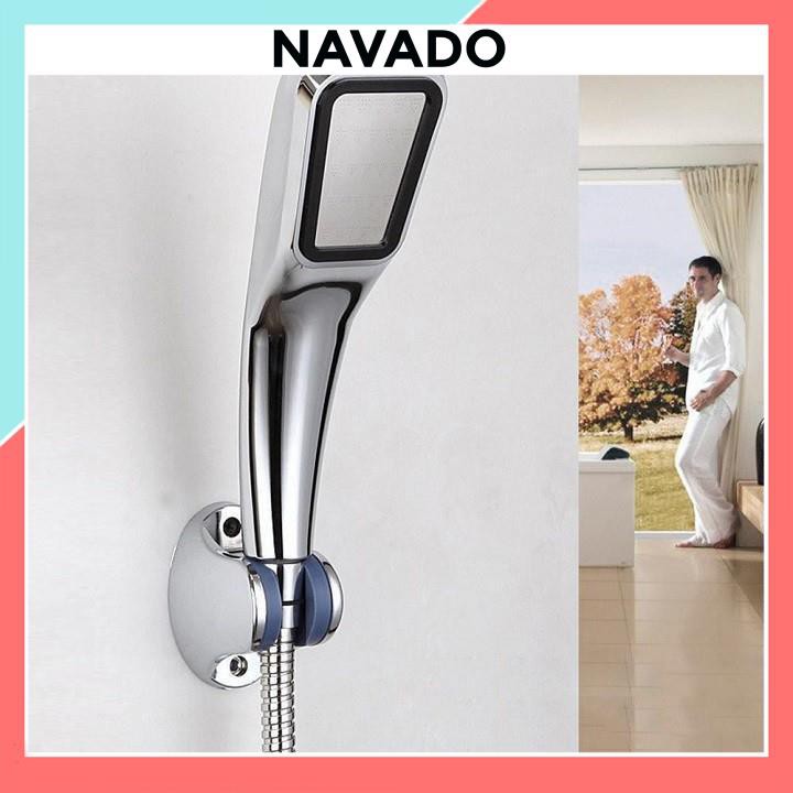 Đầu vòi sen tắm tay sen tăng áp 300 lỗ cao cấp áp suất cao tiết kiệm nước cho phòng tắm VS2 NAVADO