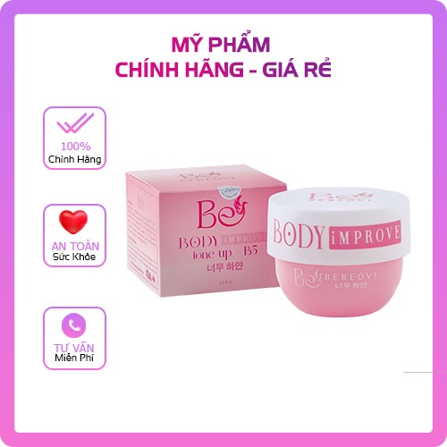 Kem Body Dưỡng Trắng Cấp Ẩm BeoVi - Ca Sĩ Thu Thủy