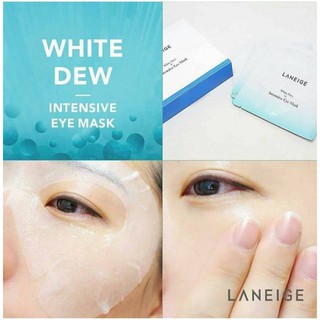 Mặt Nạ Mắt Laneige White Dew Intensive Eye Mask dưỡng trắng giảm quầng thâm mắt
