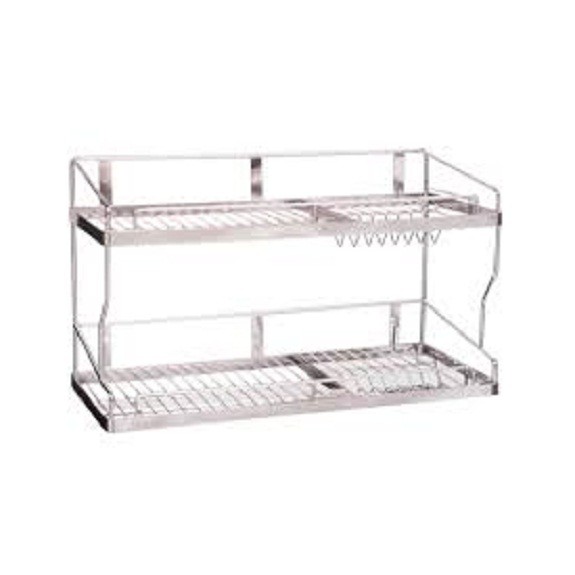 Kệ chén inox 304 2 tầng 60, 70, 80, 90, 100cm cao cấp