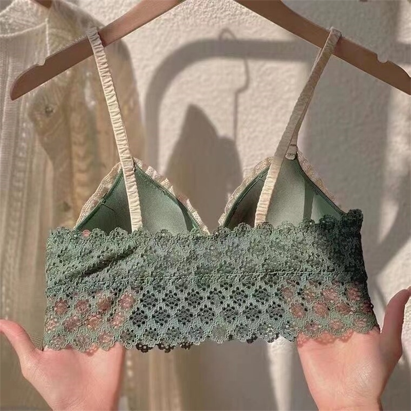 Áo Ngực Mềm Không Đường May Cài Khóa Trước Size 32-38AB Thời Trang Cho Nữ