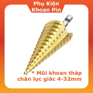 Mũi Khoan Tháp 4-32mm chân lục giác P246