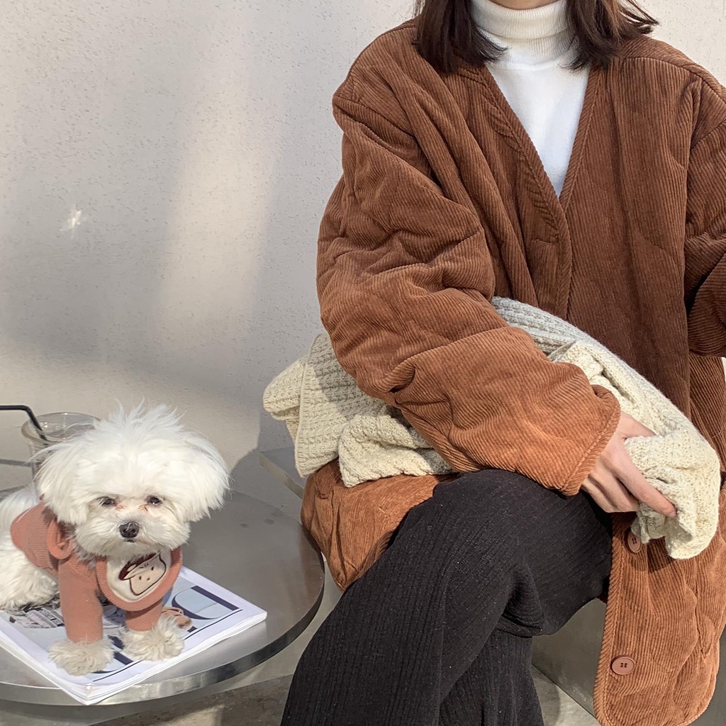 Áo khoác dáng rộng phong cách thời trang hàn quốc