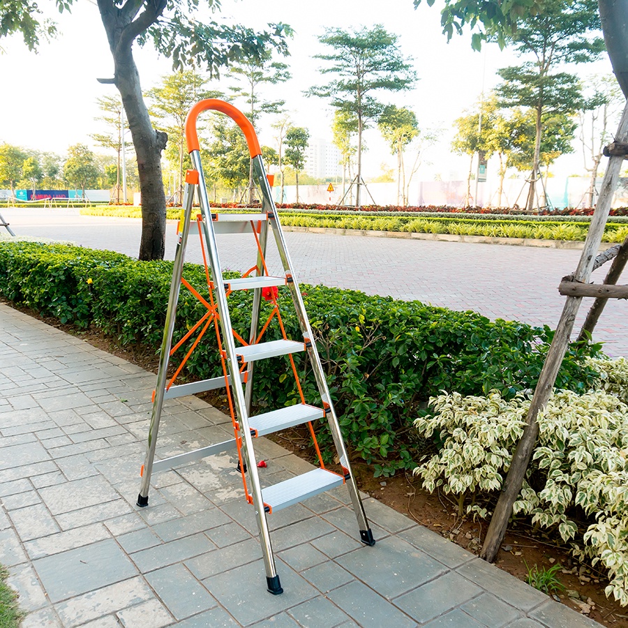 Thang nhôm ghế 3.4.5.6.7 bậc PRO DAMITA cao cấp chính hãng hàn quốc tải trọng 300kg