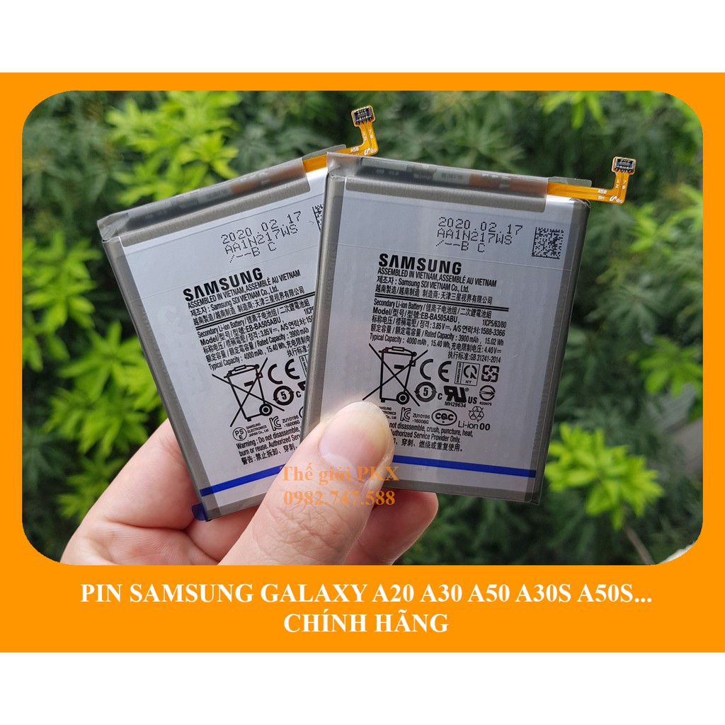 Pin Samsung A20 A30 A50 A30S A50S...chính hãng | Phát hiện fake đền 20 lần giá trị sản phẩm