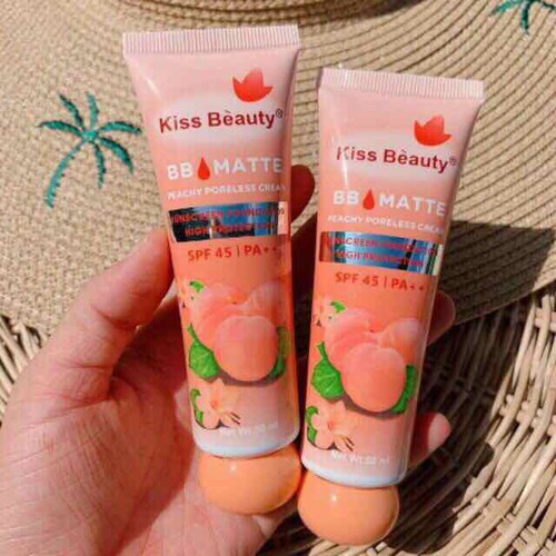 Kem nền BB Kiss beauty Đào