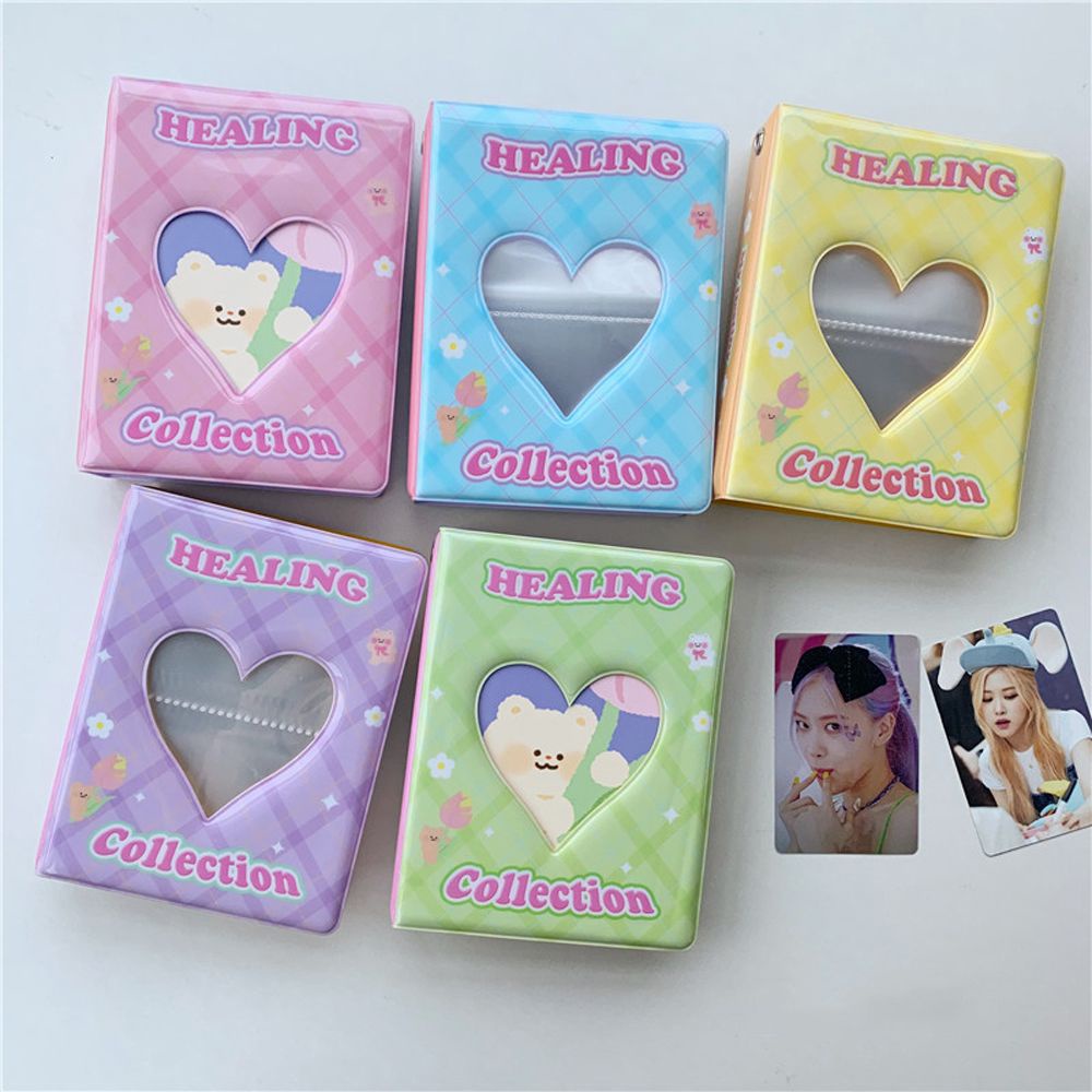 Cuốn Album Ảnh 3 Inch Hình Chú Gấu/Trái Tim Dễ Thương Au Breylee1Wf
