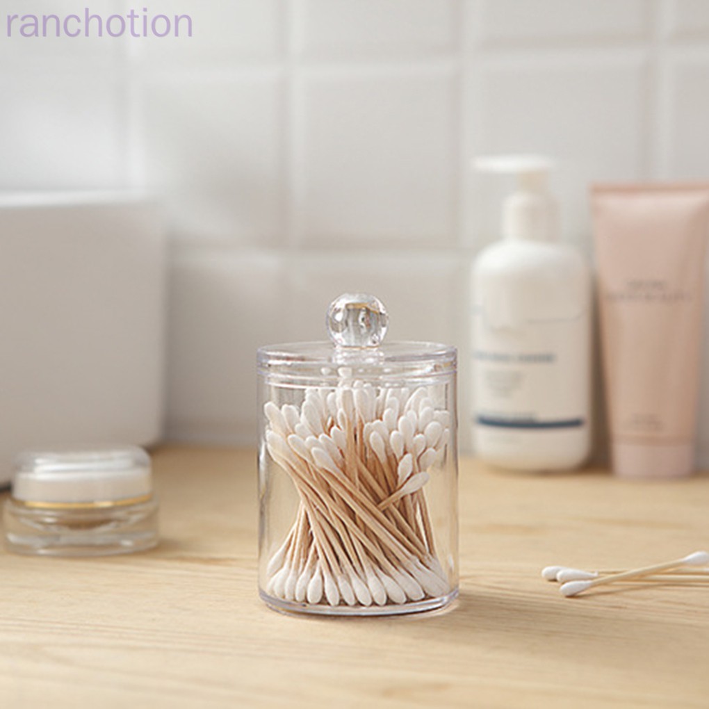 Hộp đựng bông tẩy trang trong suốt đa dụng