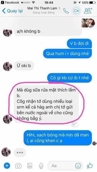 Bột rửa mặt