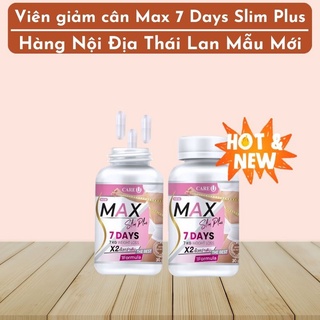 Giảm mỡ bụng, giảm cân max slim plus 7 day 7kg weight loss thái lan