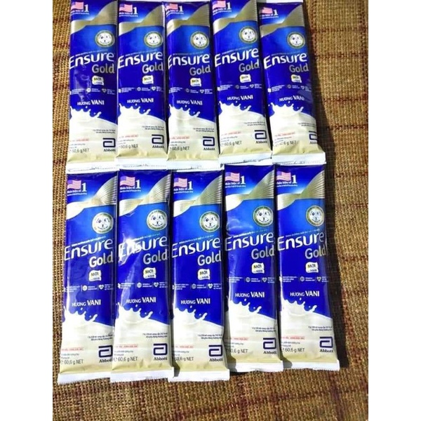 Sữa ensure gói vị hạnh nhân