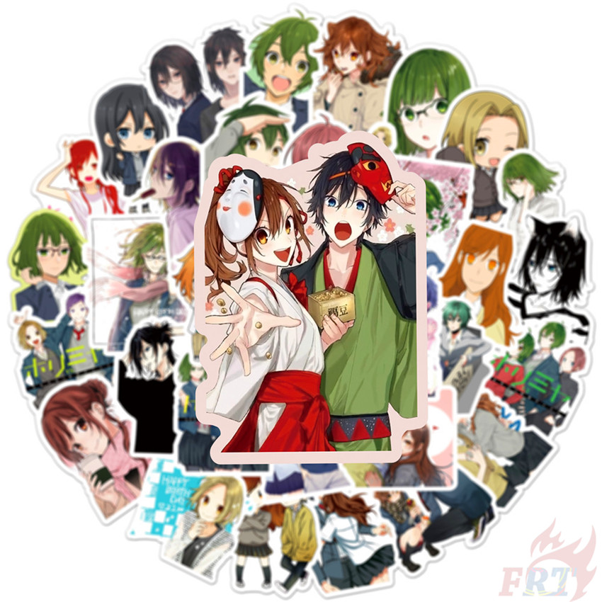 ❉ Horimiya Series 01 - Anime Hori Kyōko Miyamura Izumi Stickers ❉ 50Pcs/Set DIY Luggage Laptop Skateboard Doodle Decals Stickers