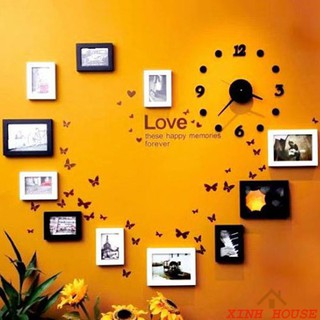   Bộ Khung Ảnh Treo Tường Trái Tim KA1103 phòng cưới - Bảo Hành Gãy, Vỡ - Hỗ Trợ In Hình