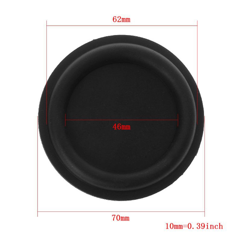 （3C） 2PCS Bass Radiator Woofer Vibration Membrane Passive Speaker Subwoofer 70mm DIY  Theater Repair Kit