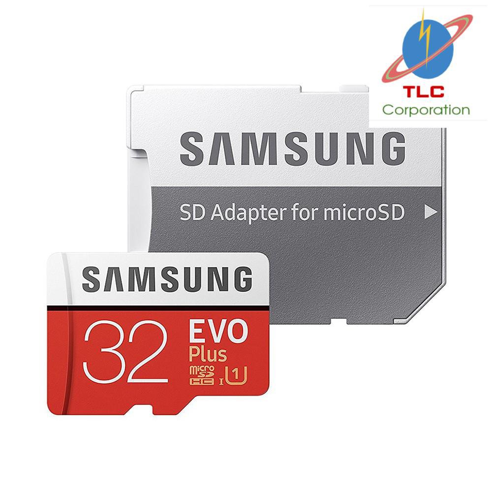 Thẻ nhớ micro SDHC Samsung Evo Plus 32GB upto 95MB/s U1 kèm Adapter - Hãng phân phối chính thức