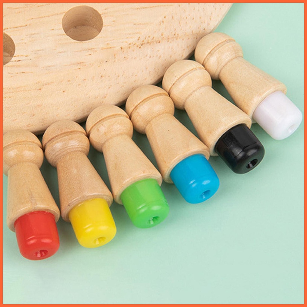 Bộ Trò Chơi Board Game Matchstick Màu Sắc Nhận Thức Vui Nhộn