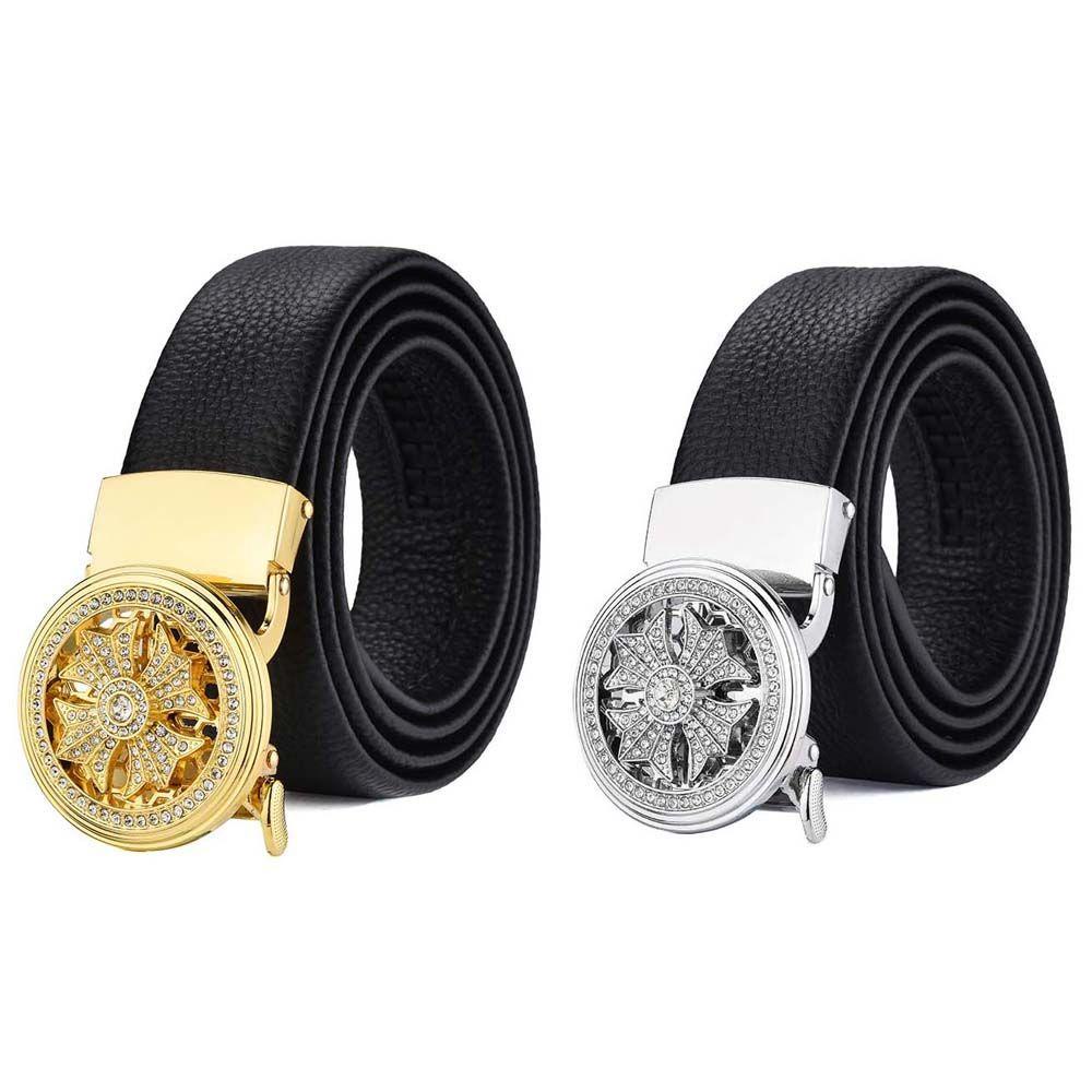 Thắt Lưng Cao Bồi Khóa Xoay Tự Động Sang Trọng Chất Lượng Cao Cho Nam|Dây Đeo Thắt Lưng Thời Trang Cá Tính Cho Nam