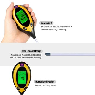 Dụng Cụ Đo Độ Ẩm Của Đất 4 Trong 1