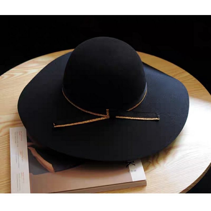 Mũ nỉ rộng vành nón rộng vành nỉ đẹp fedora Lh 0917399527