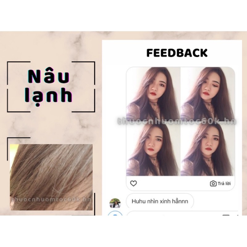 Thuốc nhuộm màu nâu lạnh kèm trợ dưỡng găng tay thuocnhuomtoc60k.hanoi | BigBuy360 - bigbuy360.vn