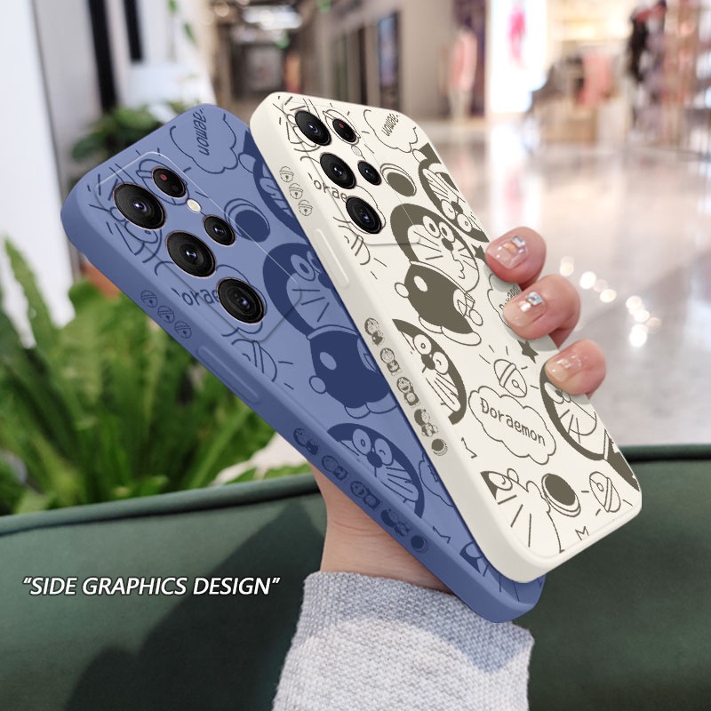 Ôp Điện Thoại Họa Tiết Chú Mèo Dễ Thương Thời Trang Cho samsung galaxy s23 s22 fe ultra plus Ốp