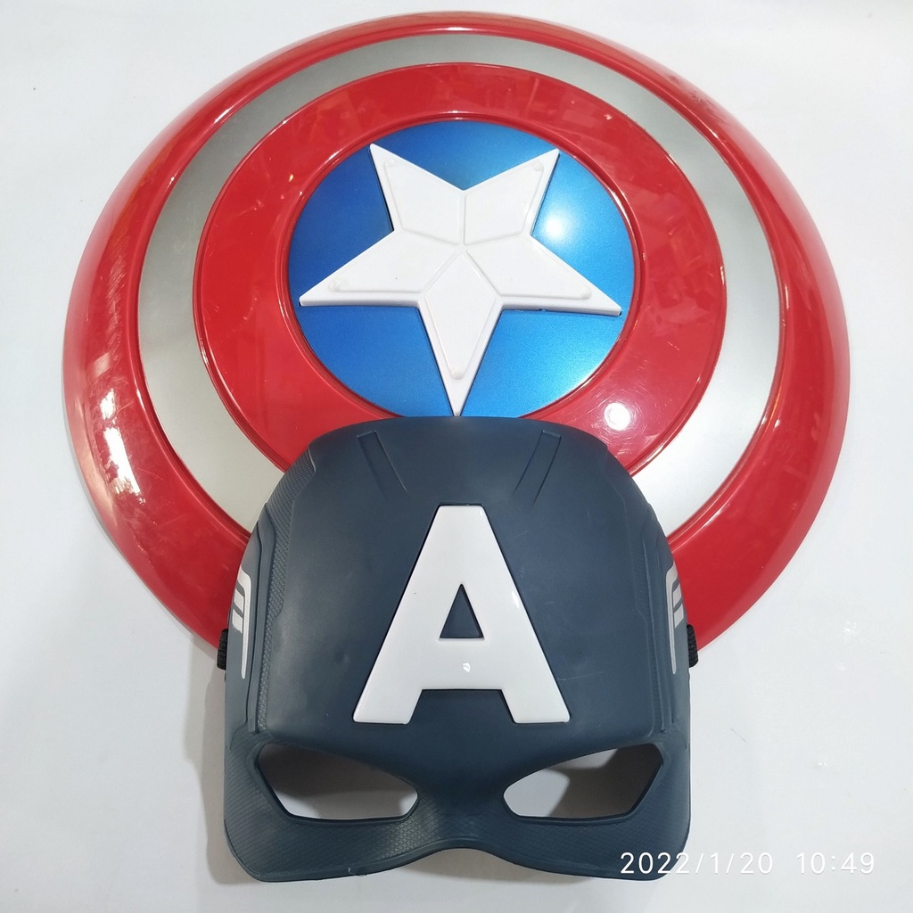 Đồ Chơi Khiên và Mặt Nạ Đội Trưởng Mỹ Captain America Mẫu Mới