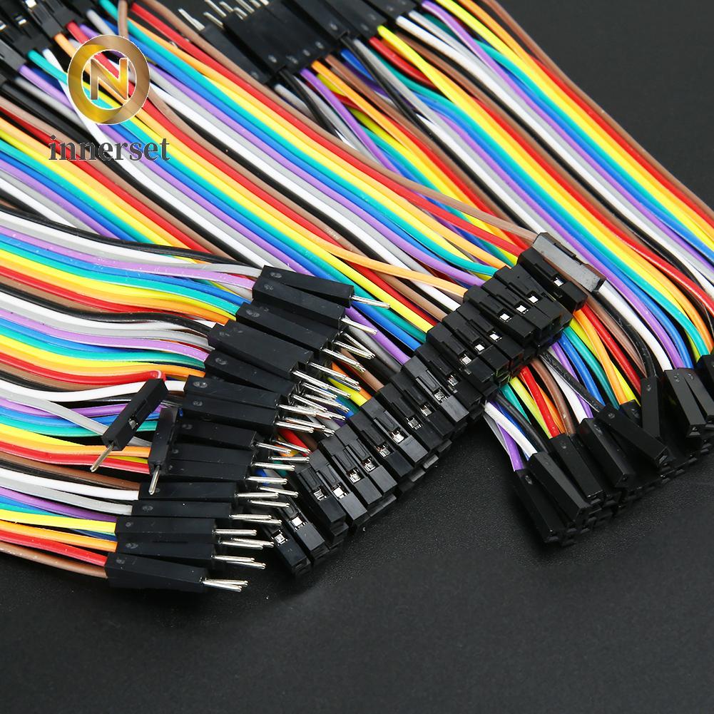 ✡Computer Accessories 120pcs  Color Ribbon Line Breadboard Dupont Cable Jump Jumper Wire