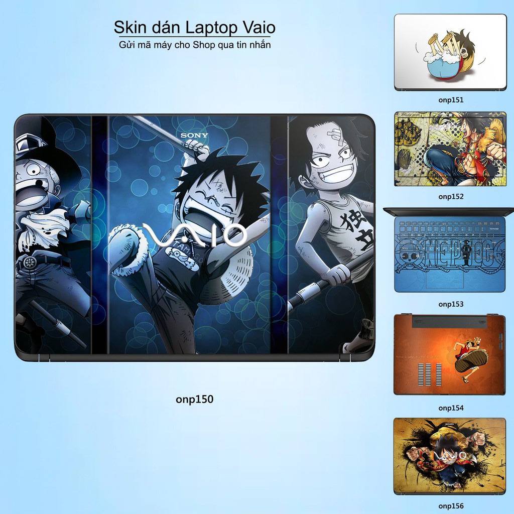 Skin dán Laptop Sony Vaio in hình One Piece _nhiều mẫu 19 (inbox mã máy cho Shop)