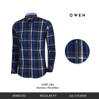 OWEN - Áo sơ mi dài tay Owen Kiểu dáng Regular Fit - AR80673D