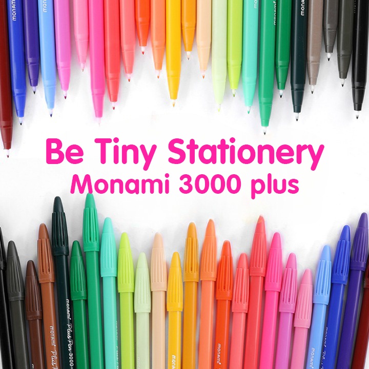 Bút màu Monami Plus Pen 3000 đủ 36 màu tùy chọn Be Tiny Stationery
