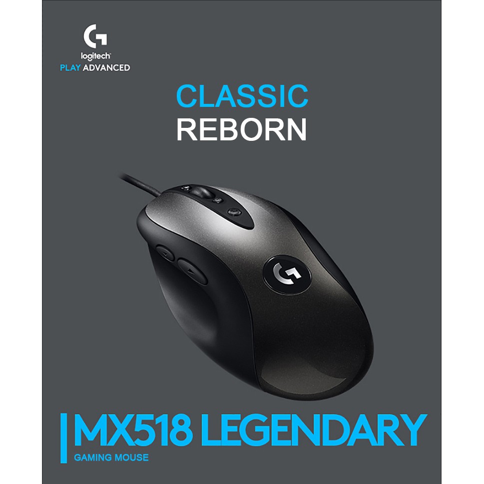 Chuột chơi game Logitech MX518 16K DPI cao cấp chuyên dụng