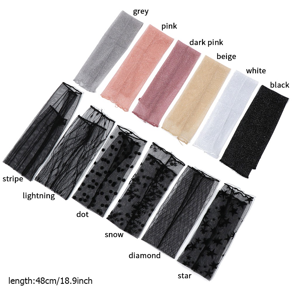 Găng Tay Lưới Dài Chống Nắng UV Thoáng Khí Bảo Vệ Cánh Tay Khi Lái Xe