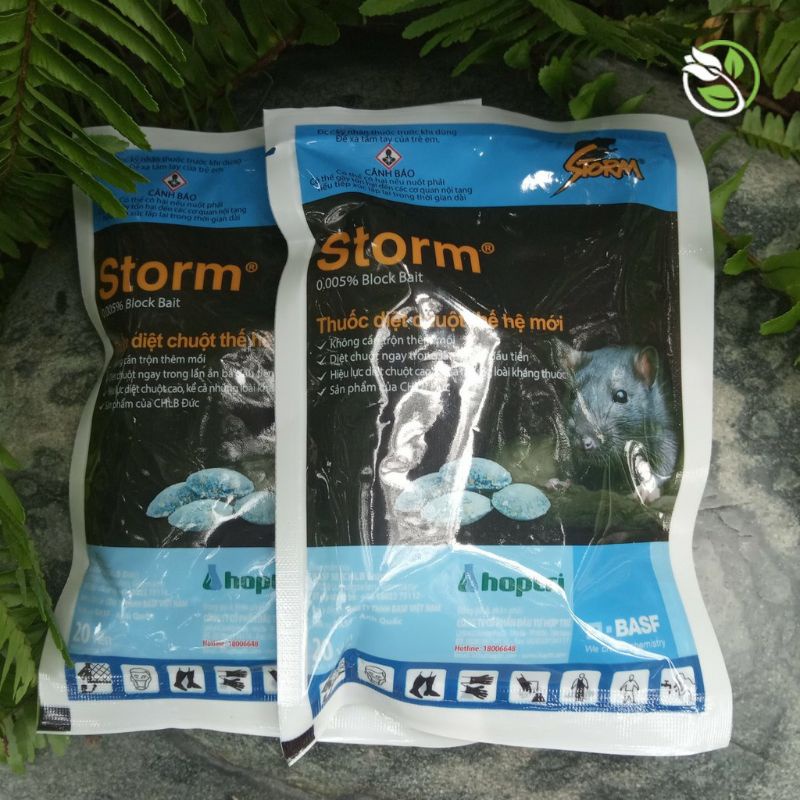 Thuốc Diệt Chuột STORM - gói 20 viên