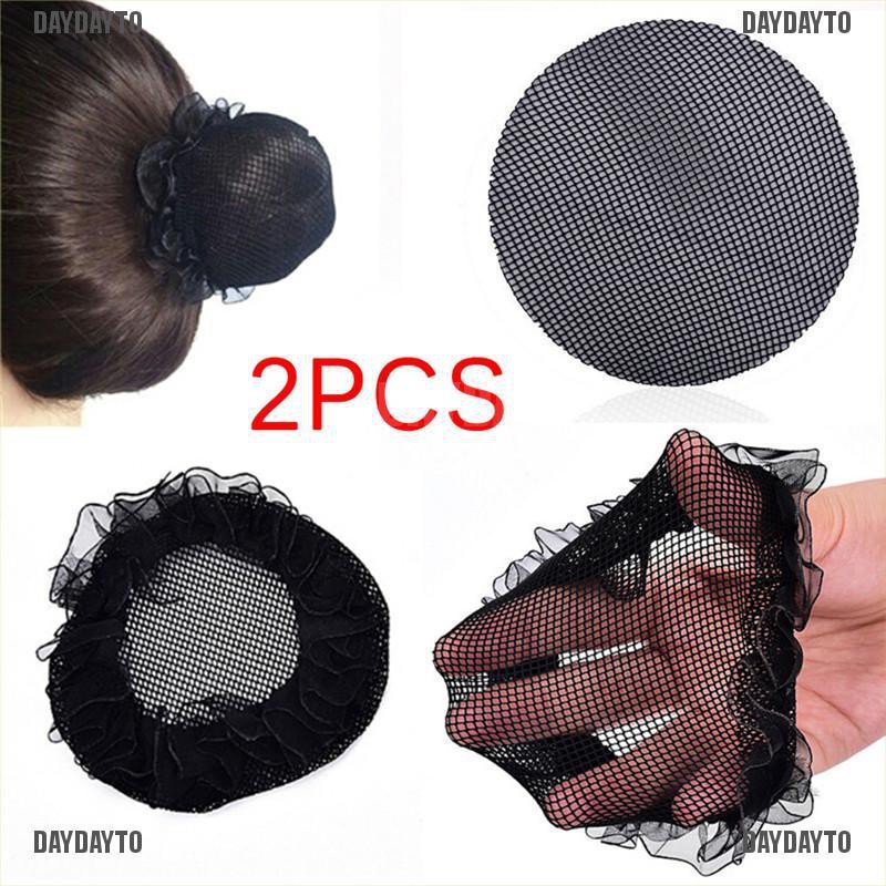 Bộ 2 Lưới Búi Tóc Màu Đen Chuyên Dụng Cho Nữ Múa Ba Lê